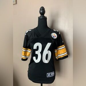 Jerome Bettis 1998 STARTER jersey Pittsburgh Steelers vintage women’s sz S EUC